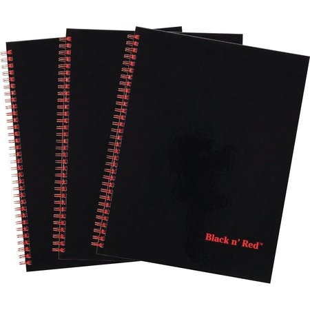 BLACK N RED Notebook, 11""X8.5"", 3Pk JDK400123488